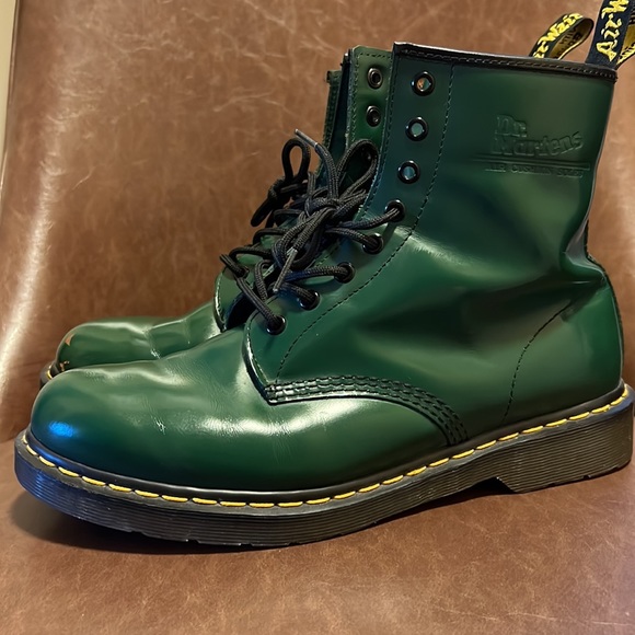 Dr. Martens Green 1460 boots - Picture 3 of 4